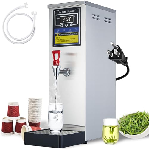Hot Water Dispenser Commercial Water Boiler Countertop Hot Water Machine Stainless Steel Step