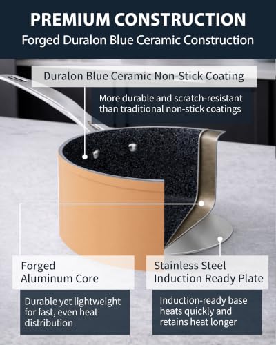 Healthy G11 Pots and Pans Set Non Stick