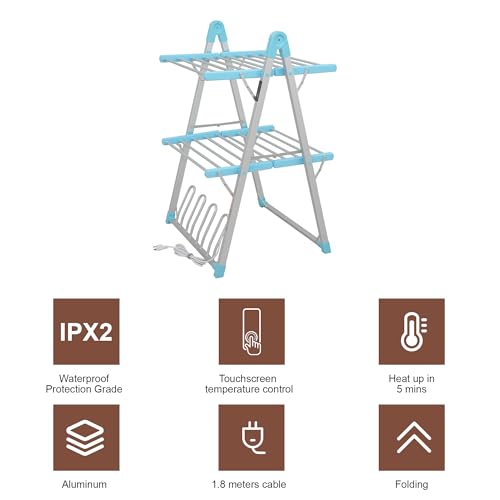 Electric Heated Clothes Drying Rack