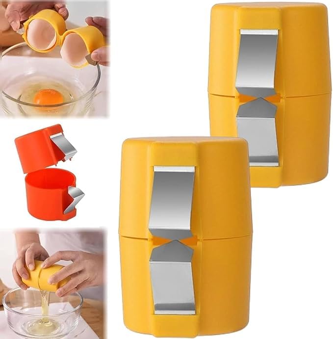 Egg Cracker Tool & Shell Opener for Hard