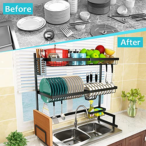 Over The Sink Dish Drying Rack (3-tier)