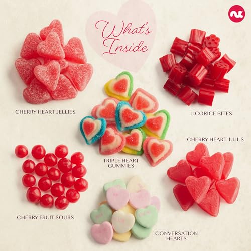 Mixed Nuts Heart Shaped Gift Basket