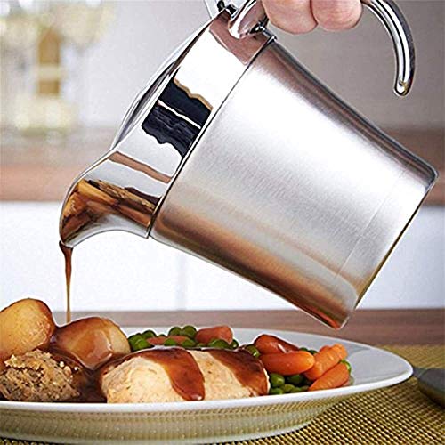 Milk Frothing Pitcher Coffee Milk Frother Cup Serving Pitcher For Coffee Double Insulated Gravy Boat