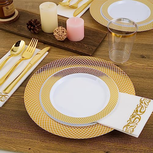 Gold Dinnerware Set
