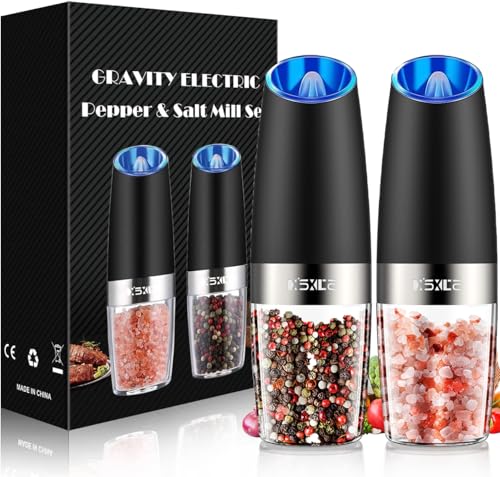 Gravity Electric Pepper and Salt Grinder Set