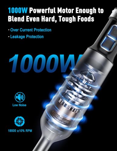 Powerful Immersion Blender handheld