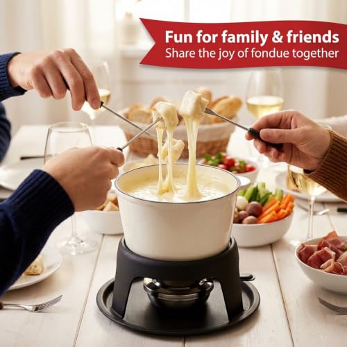 Cast Iron Fondue Set