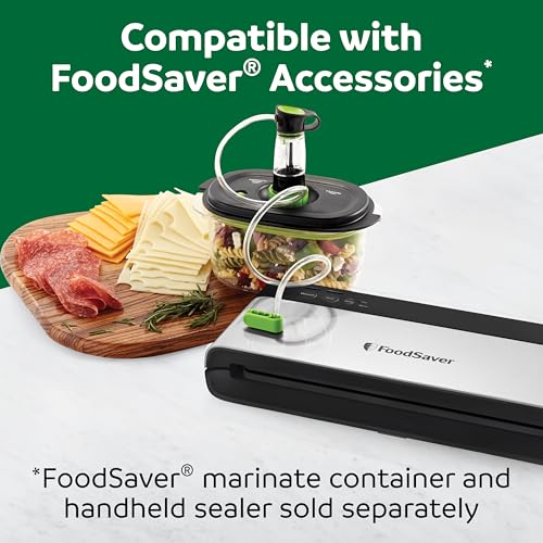 Compact Vacuum Sealer Machine with Sealer Bags and Roll for Airtight Food Storage and Sous Vide