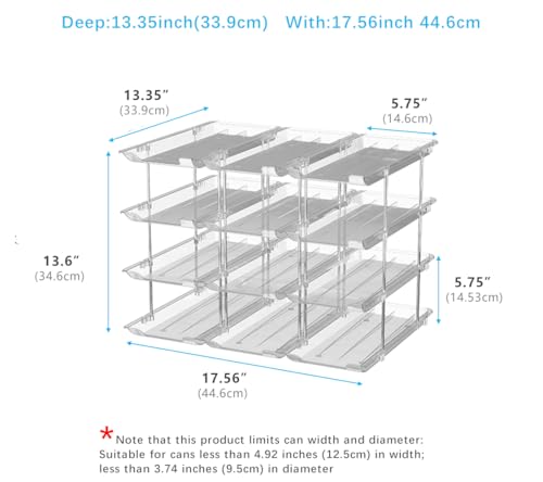 Storage Can Rack Organizer