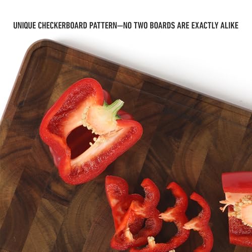 Edge Guard Cutting Board (Acacia Wood (13.6"x9.5"))
