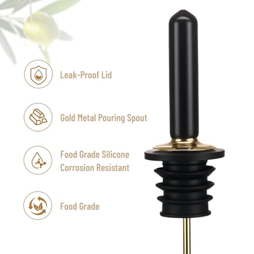 Glass Olive Oil Dispenser Bottle Set