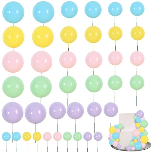 Balls Cake Toppers Foam Balls Cake Decorations