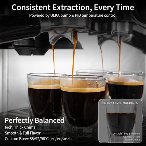 Espresso Machine with Grinder (Brushed Steel)