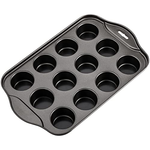 12 Cavity Mini Cheesecake Pan with 24 Pieces Removable Bottom