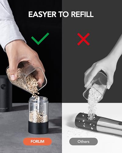 Electric Salt & Pepper Grinder Set