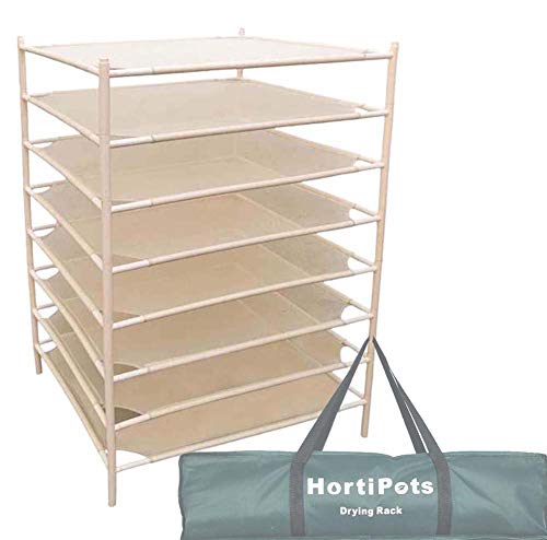 Square Drying Rack Stands for Clothes and Herbs Indoor Gardens