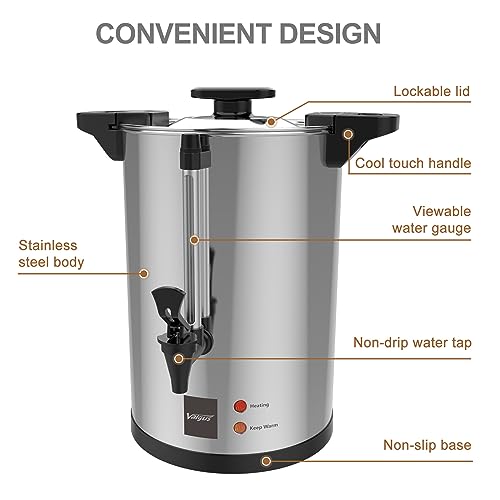 Commercial Grade Stainless Steel Coffee Urn