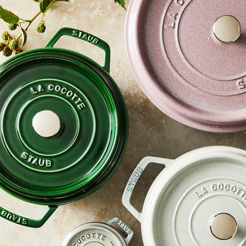 Cast Iron 4 qt Round Dutch Oven (4-qt Round / Basil)