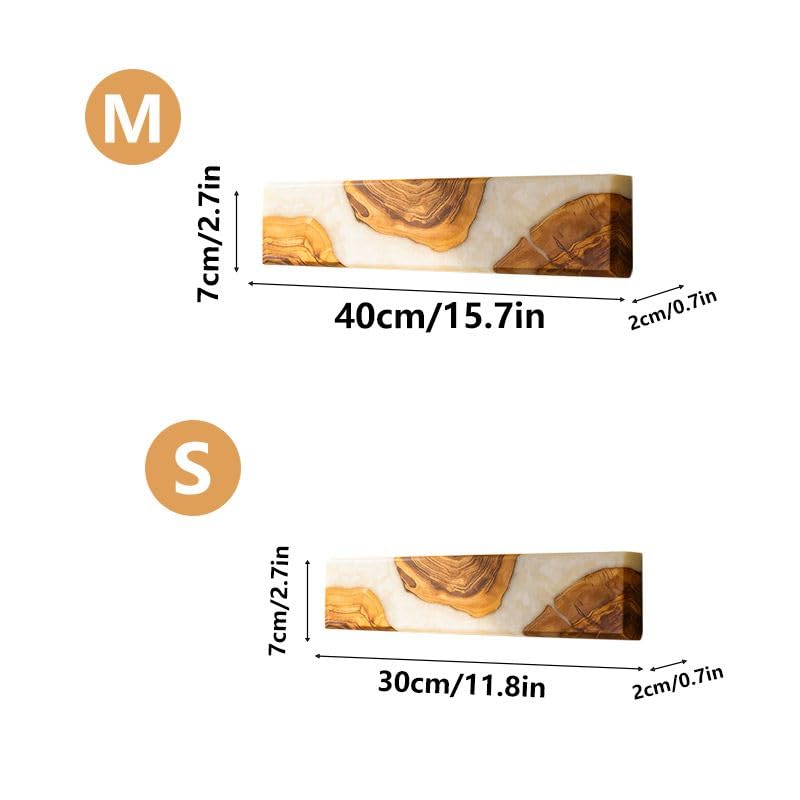 15.7 Inch Magnetic Knife Holder for Wall (White / 15.7in)