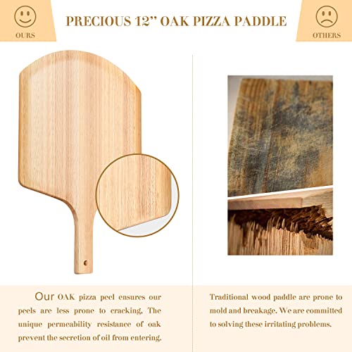 5 PCS Round Pizza Stone Set