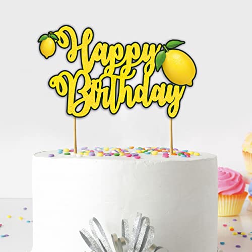 Happy Birthday Cake Topper Set