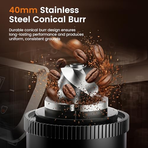 Electric Burr Coffee Grinder (Sliver)