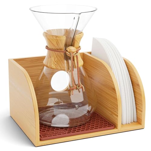 Caddy and Lid for Pour Over Coffee Maker