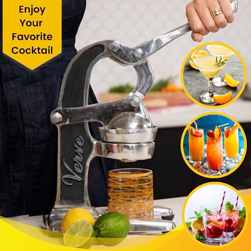 Artisan Crafted Aluminum Manual Countertop Juicer Press
