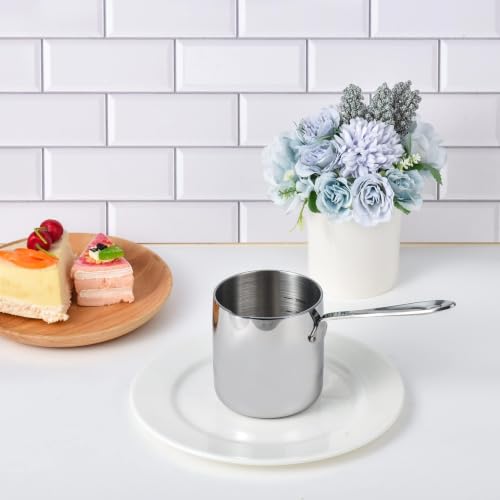 Butter Milk Warmer Mini Turkish Coffee Maker Melting Pot with Spout 18