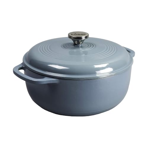 Essential Enamel Cast Iron Dutch Oven (Storm Blue)