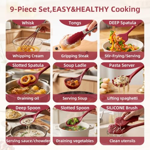 Kitchen Utensils Set (PERSIAN RED)