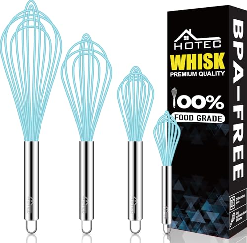 4 Pieces Silicone Whisks Set
