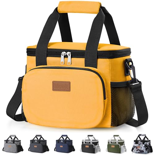 Large Lunch Bag Insulated Lunch Box Soft Cooler Cooling Tote for Adult Men Women