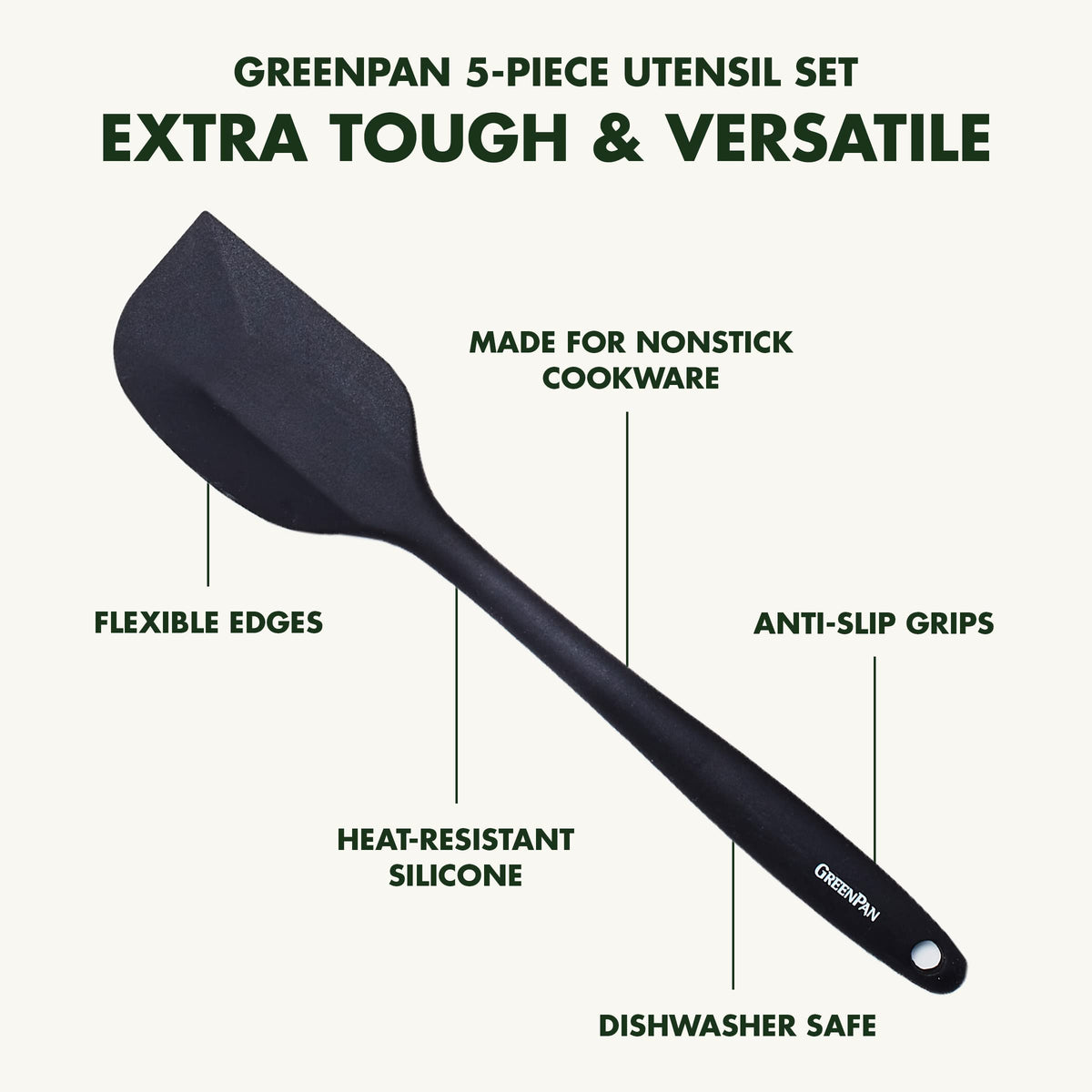5 Piece Cooking Utensil Set (5 Piece Utensil Set)
