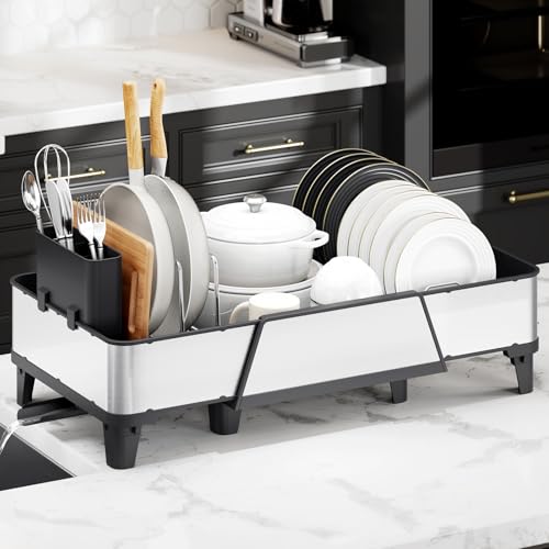 Triple Expandable Dish Drying Rack