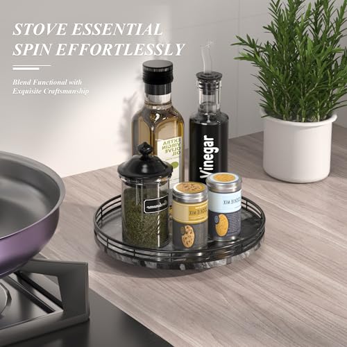 Lazy Susan Wooden Organizer for Table Top