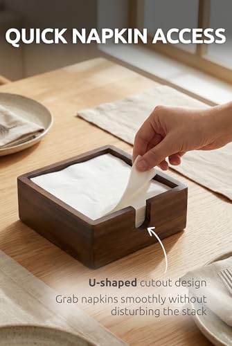 Acacia Napkin Holder