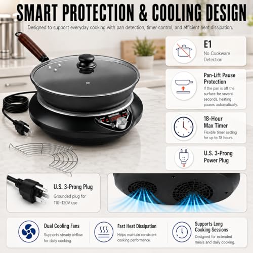Commercial Induction Cooktop Professional Induction Wok Countertop Burners Commercial Range
