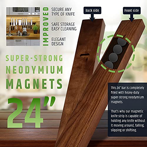 Premium 24 Inch (24" - Walnut)
