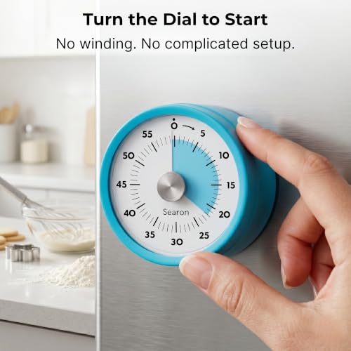 Magnetic Kitchen Timer (Blue)