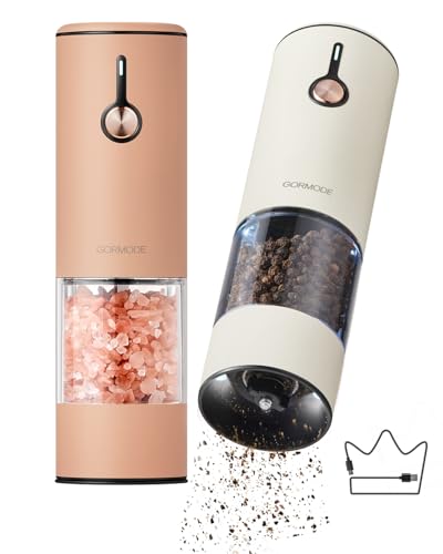 Electric Pepper Grinder and Salt Mill Set