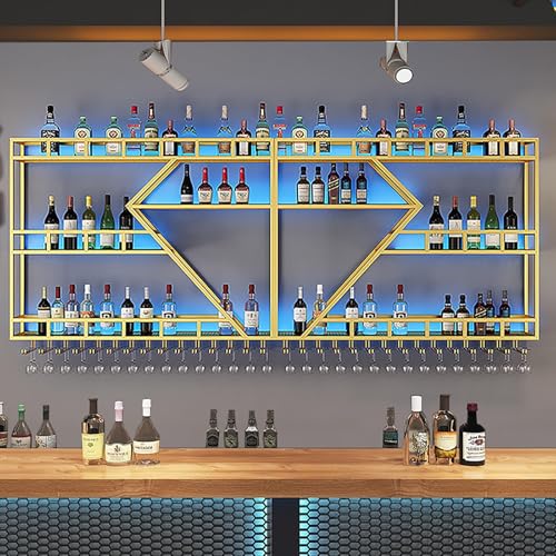 Metal Wine Rack Wall Mounted