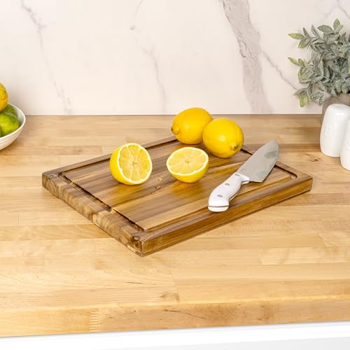 Eldridge Small 14" x 10" Acacia Cutting Board (Natural / 14"L x 10"W)
