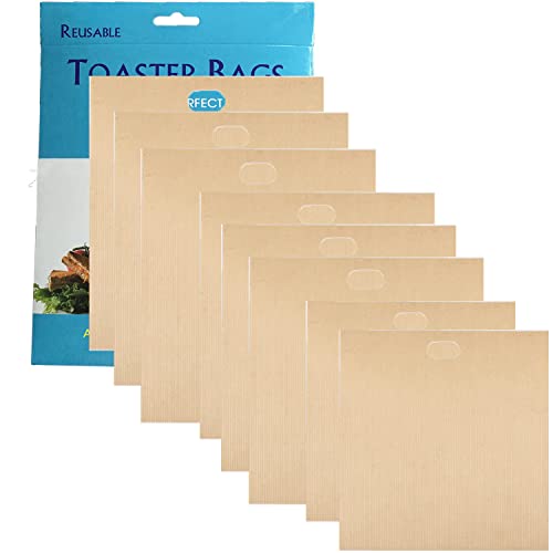 Toaster Bags Nonstick Reusable Easy to Clean for Grilled Cheese Sandwiches Toast Bread Snacks