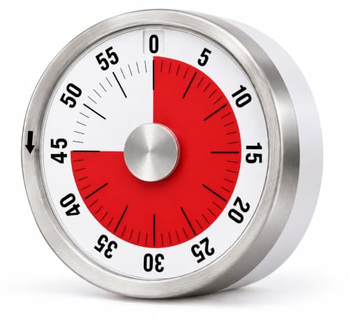 Visual Kitchen Timer for Cooking and Kids with Loud Alarm