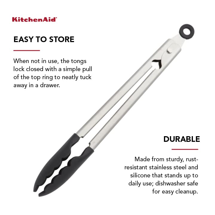 Gourmet Stainless Steel Serving Tongs