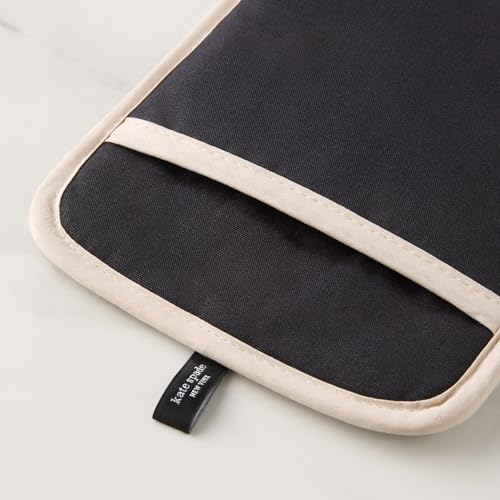 Spade Flower Soft Silicone Pot Holder 2 (Black/Ivory)