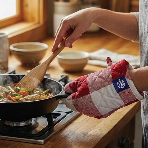 Oven Microwave Hand Gloves Mitts for Kitchen Cooking & Baking