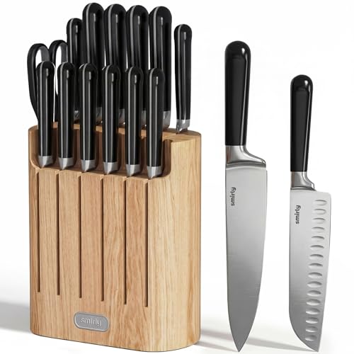 14 Piece Kitchen Knife Set with Magnetic Block