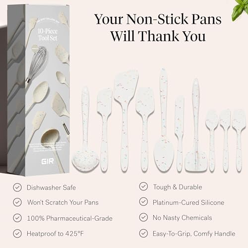 10 Piece Silicone Ultimate Kitchen Utensils Set (Sprinkles / 10 - Piece Set)